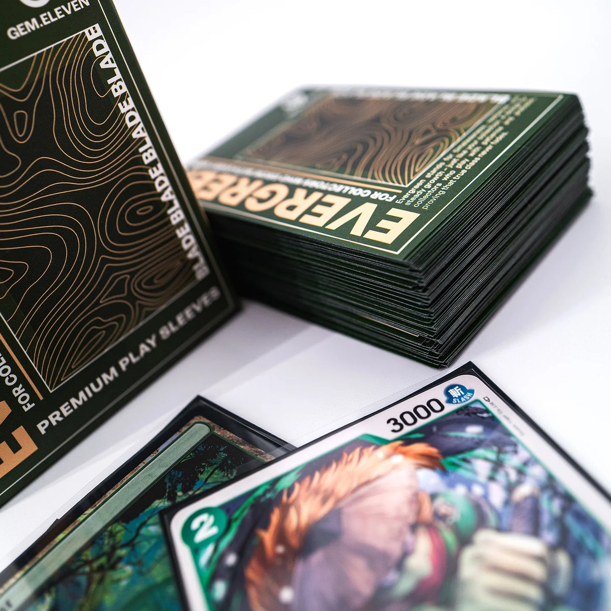 Gem.Eleven - Premium Play Sleeves - Blade - Evergreen - 100 Stk.