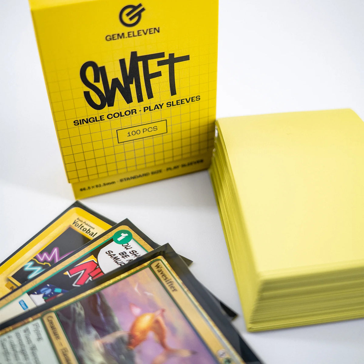 Gem.Eleven - Play Sleeves - Single Color - Gelb/Yellow - Standart Size - 100 Stk.