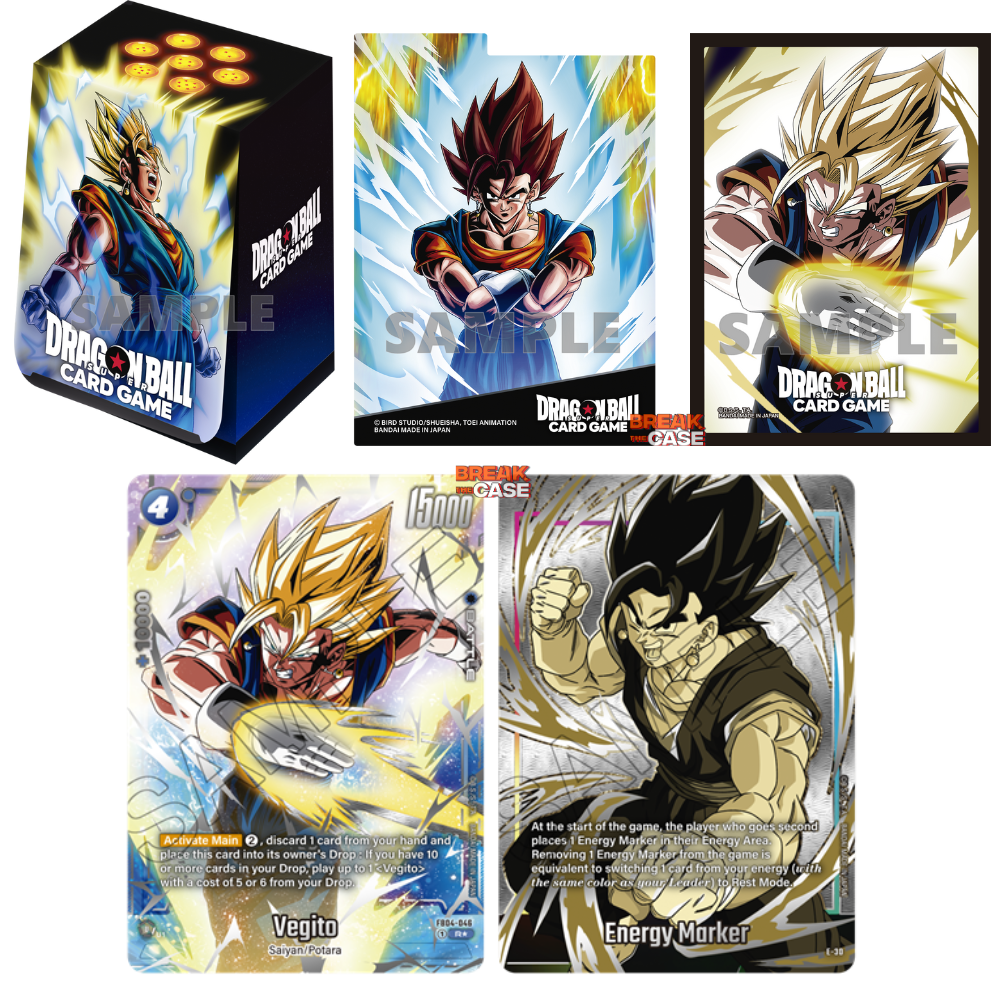DBSCG - Fusion World - Official Card Case & Card Sleeves Set 02 - Vegito - Englisch