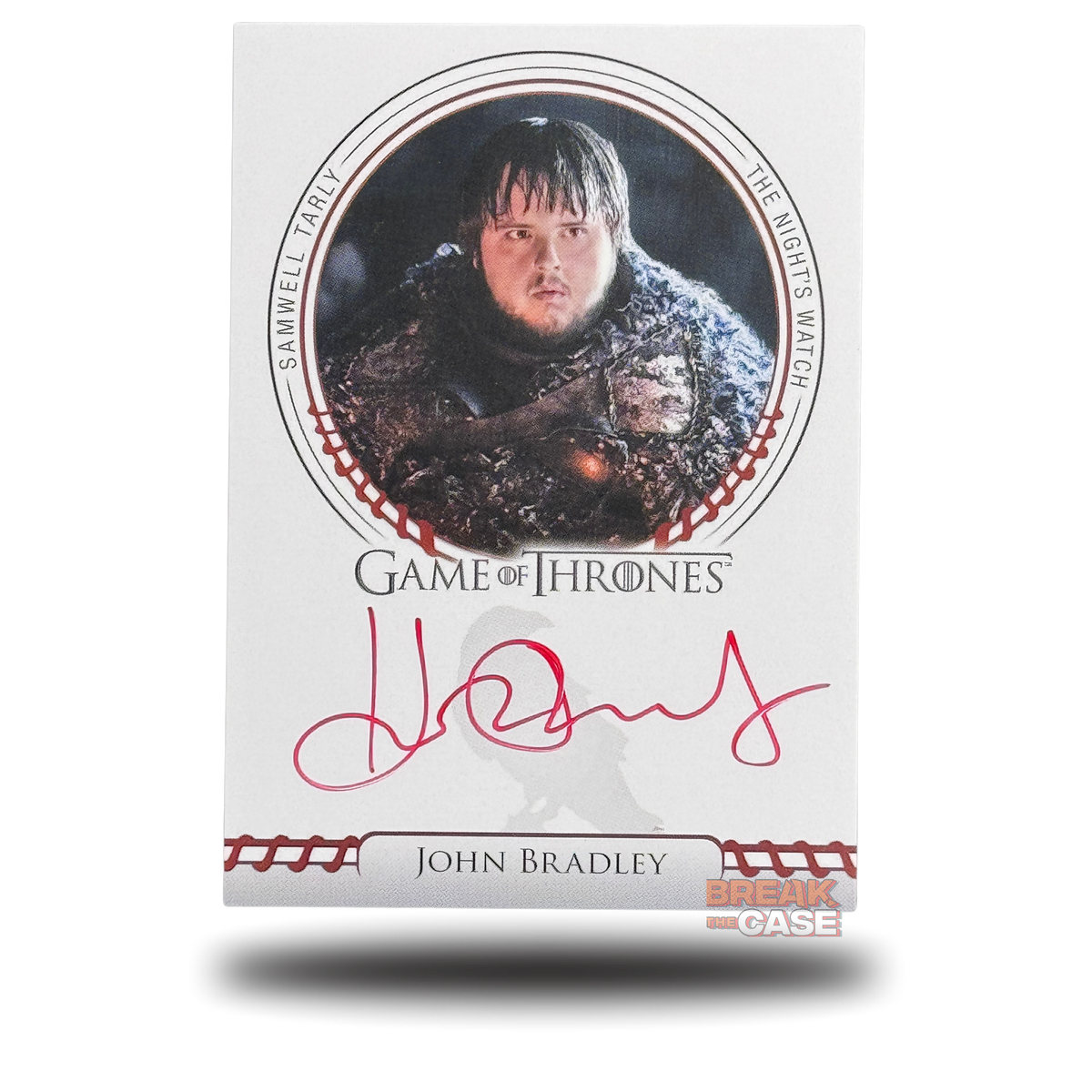 GoT: Legends of the Realm - John Bradley / Samwell Tarly - Auto/Signatur