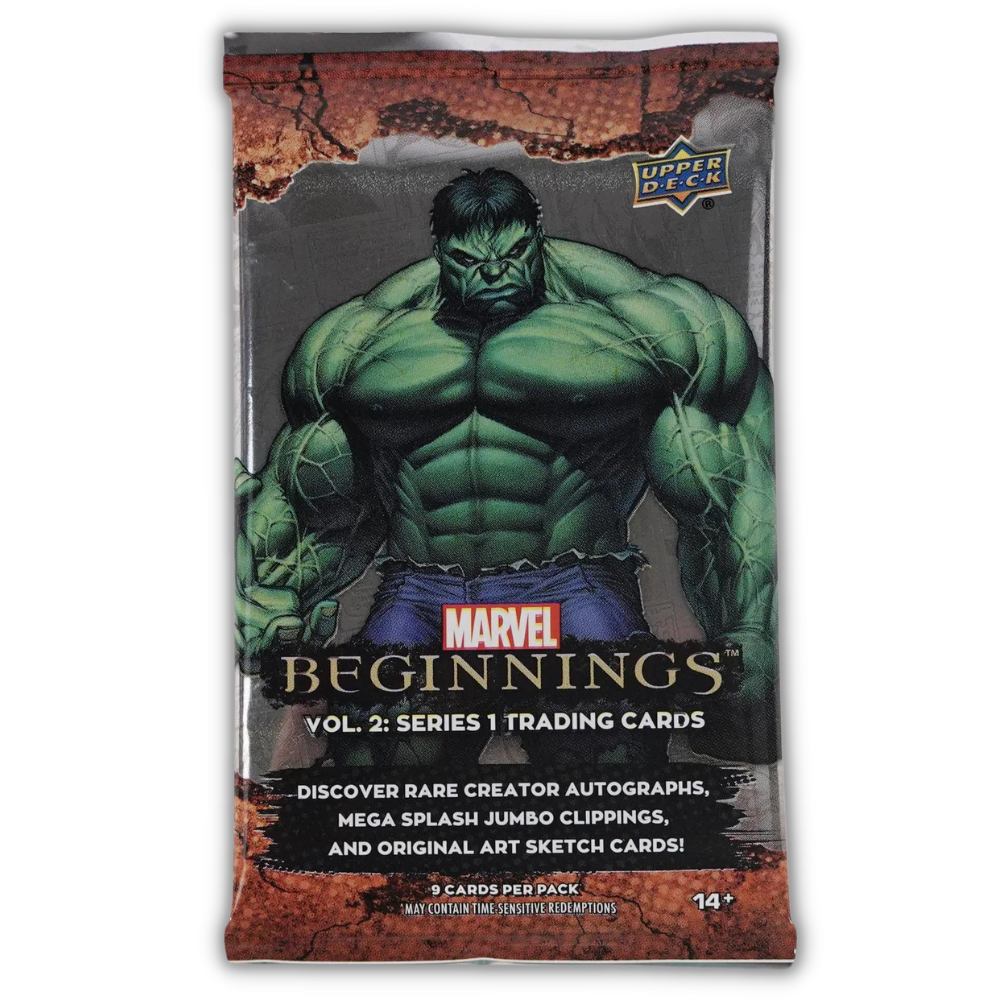 Marvel Beginnings Volume 2 Series 1 Trading Cards - Booster - Upper Deck - 2021