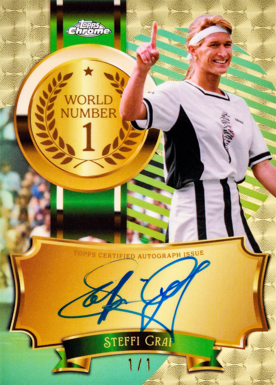 Topps Chrome Tennis 2026 – Beispielkarte Steffi Graf