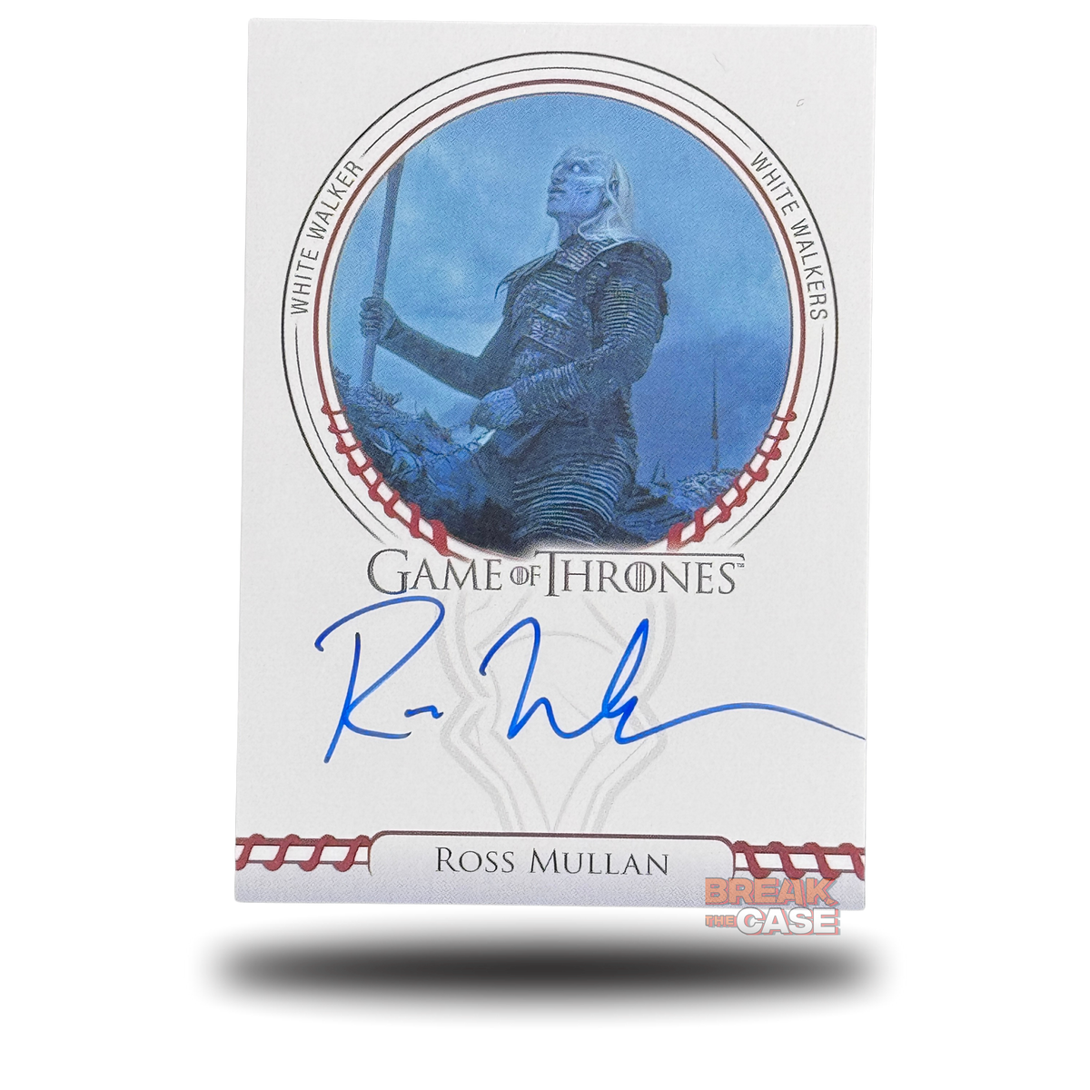 GoT: Legends of the Realm - Ross Mullan / White Walker - Auto/Signatur
