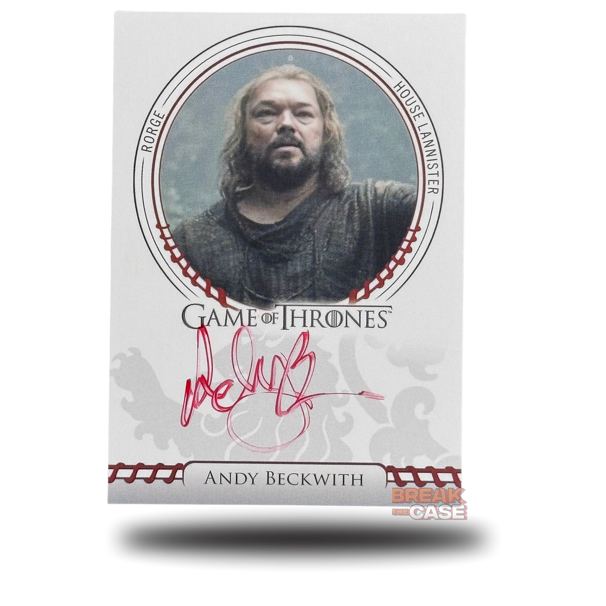 GoT: Legends of the Realm - Andy Beckwith / Rorge - Auto/Signatur