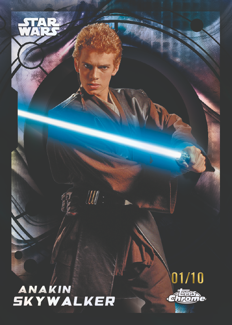 Topps Chrome Star Wars 2026 Value Box – Beispielkarte Black Refractor