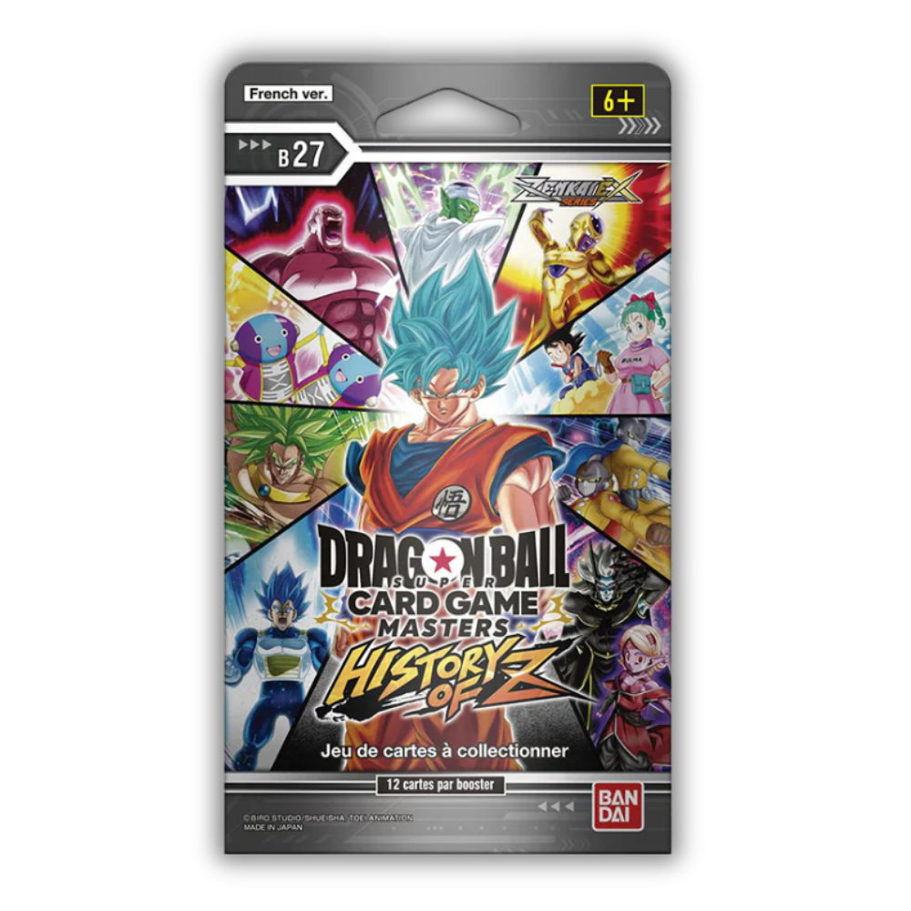 Dragon Ball Super Masters B27 History of Z Blister Französisch