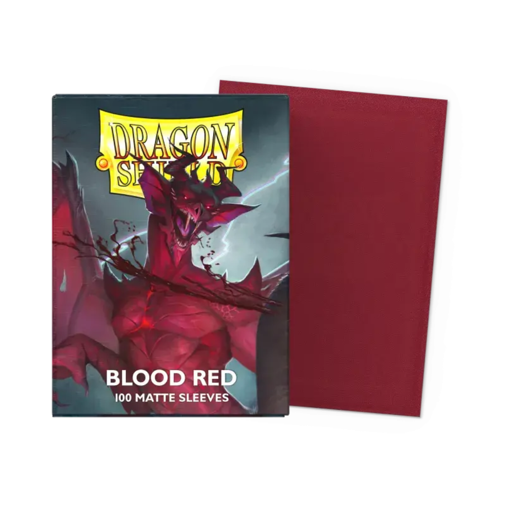 Dragon Shield - Standart Card Sleeves Matte - Matte - Blood Red 'Simurag' (100x)