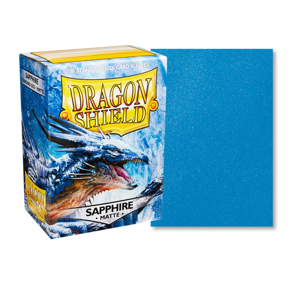 Dragon Shield - Standart Card Sleeves Matte - Sapphire (100x)