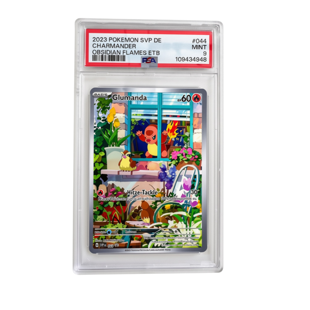 Pokemon TCG Glumanda Charmander SVP-044 Obsidian Flames Deutsch PSA 9 Mint - Deutsch (DE)