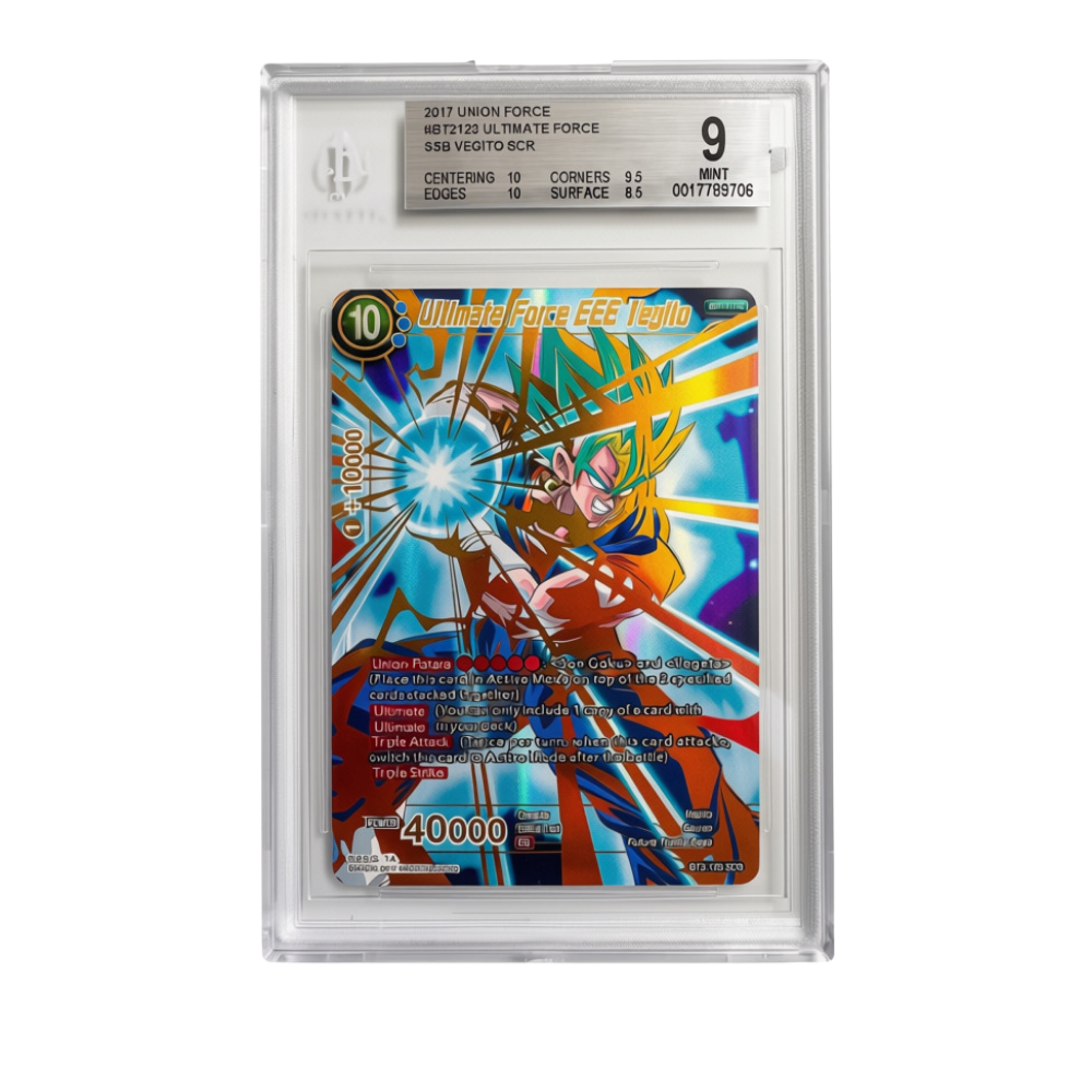 Dragon Ball Super Ultimate Force Vegito BT2-123 SCR Union Force BGS 9 Mint - Englisch (EN)