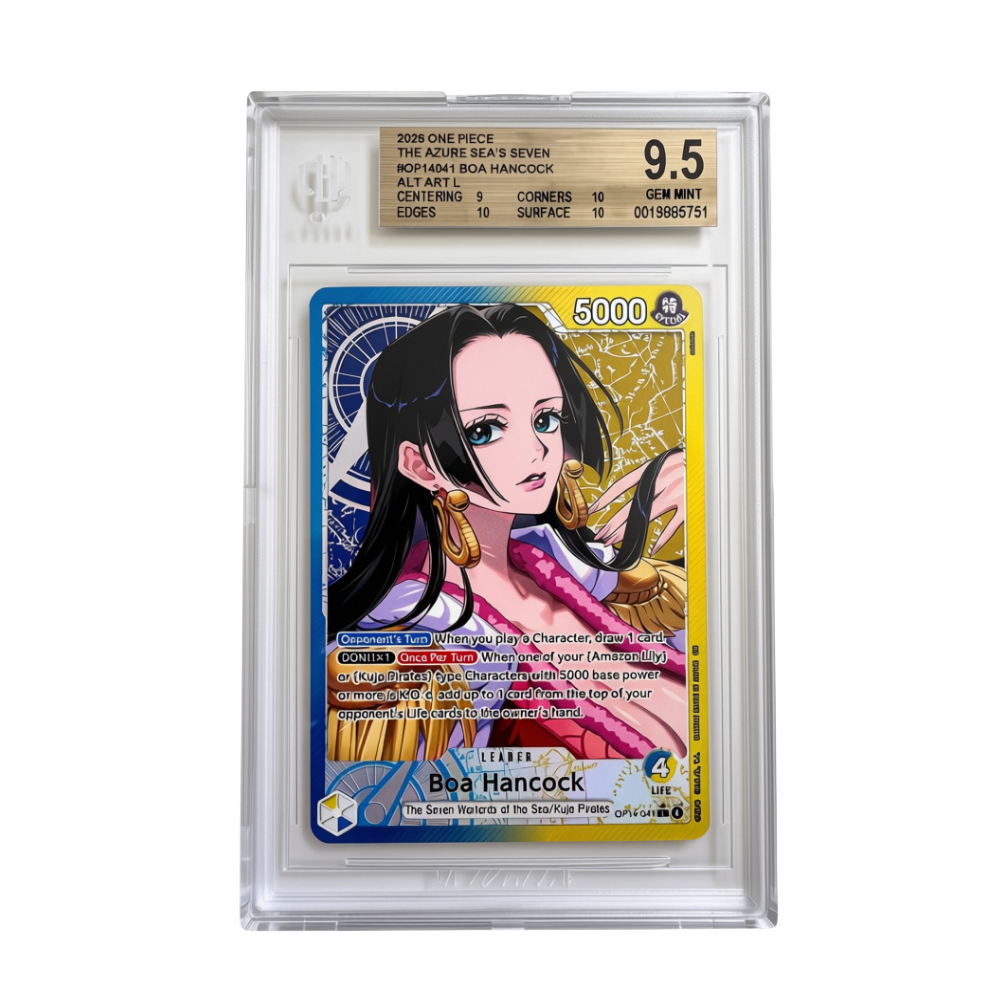 One Piece TCG Boa Hancock Leader OP14-041 Alt Art BGS 9.5 Gem Mint - Englisch (EN)
