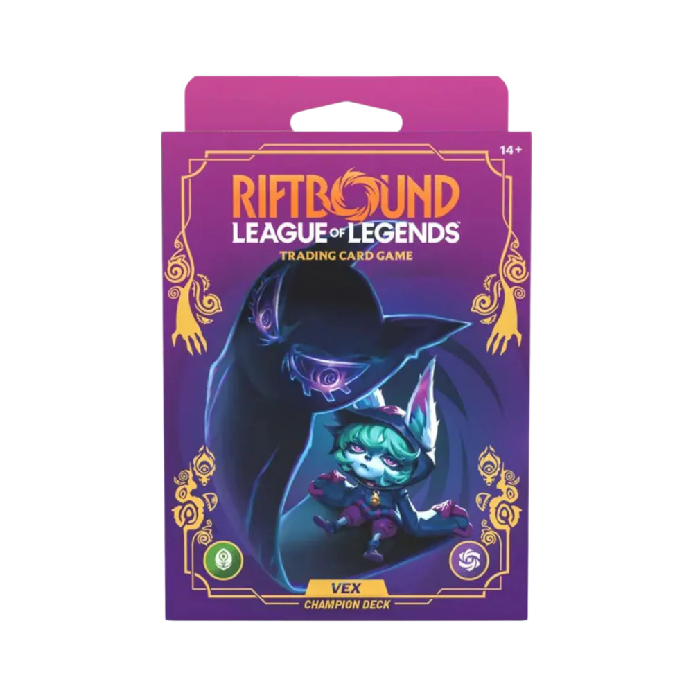 League of Legends Riftbound TCG - Unleashed - VEX Champion Deck - Englisch
