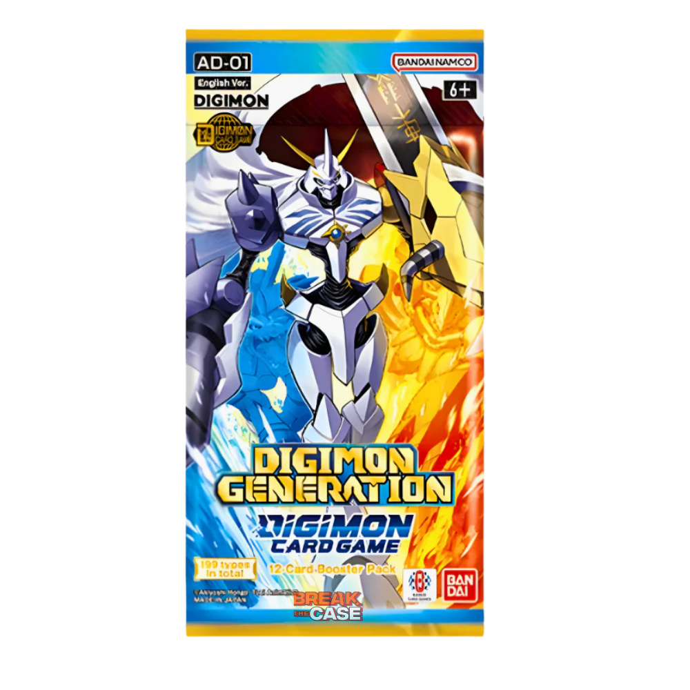 Digimon Card Game AD-01 - Digimon Generation Advanced Booster - Booster Display – Englisch