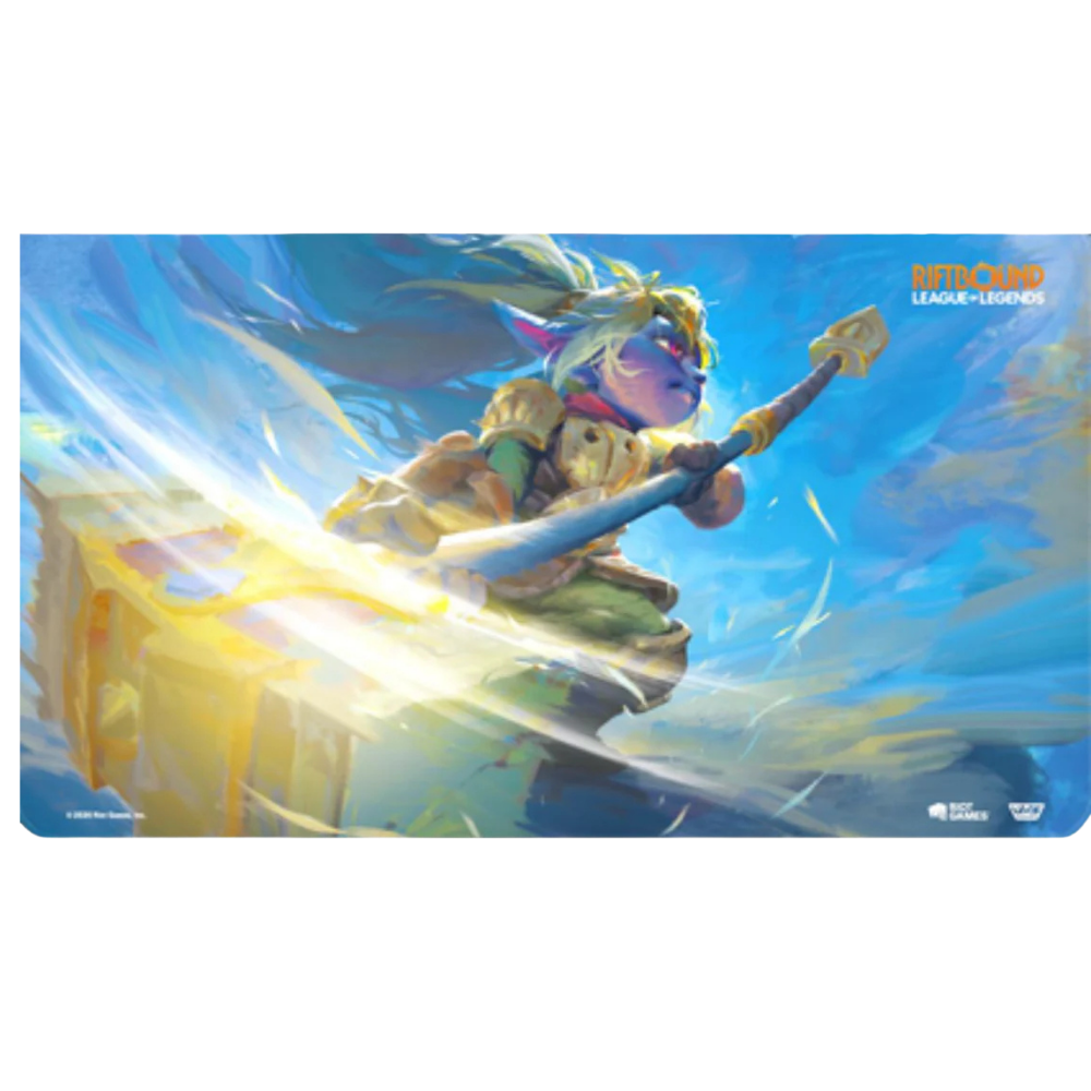 League of Legends Riftbound TCG - Unleashed - Playmat - Poppy Keeper Of The Hammer - Englisch
