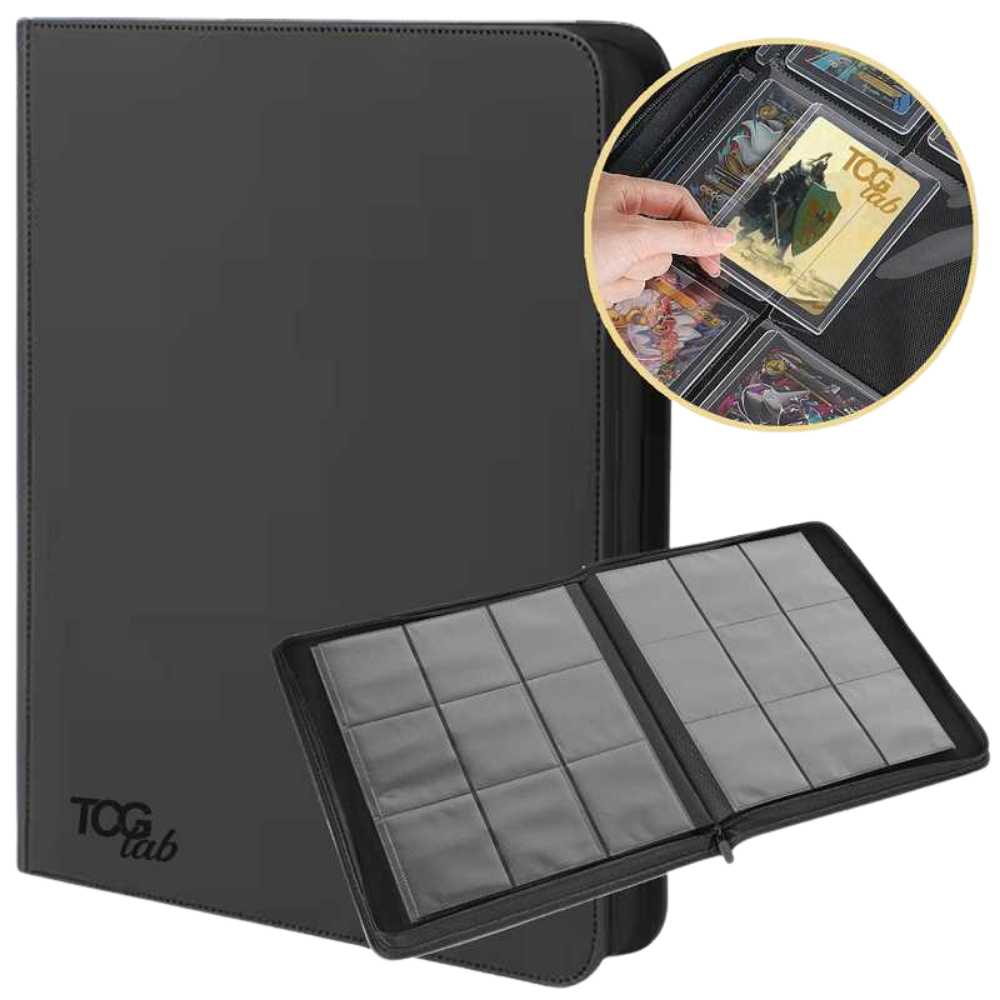 Toploader Binder / Ordner - 9 Pocket - 252 Karten - Schwarz - TCGLAB