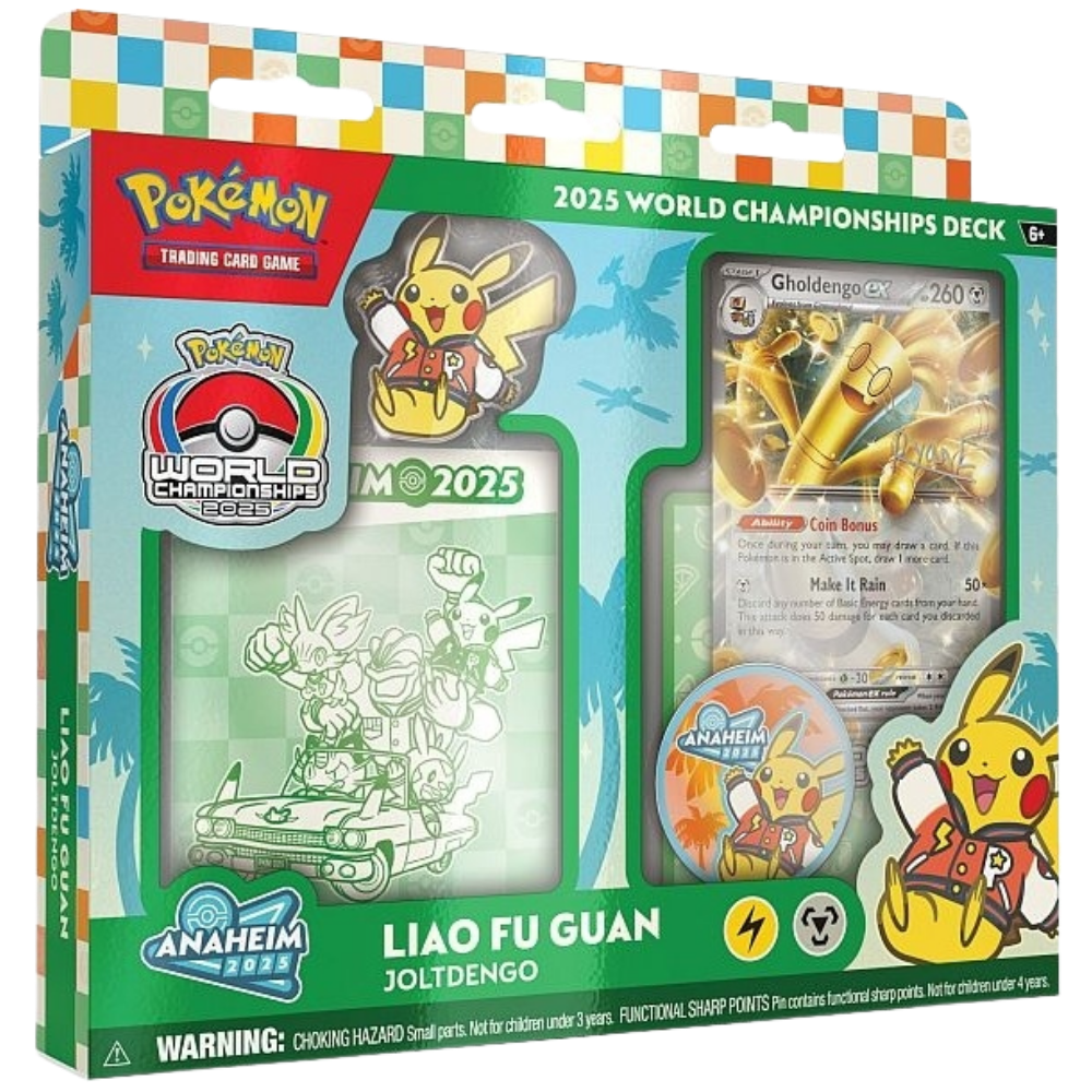 Pokemon - World Championship 2025 Deck - Liao Fu Guan - Joltdengo - Englisch