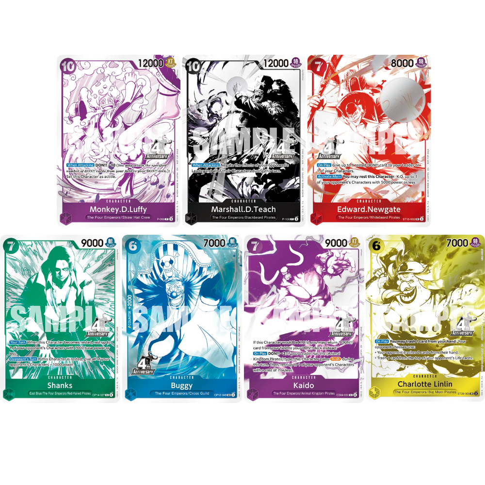 One Piece Card Game 4th Anniversary Treasure Campaign Pack OP-17 – Produktansicht