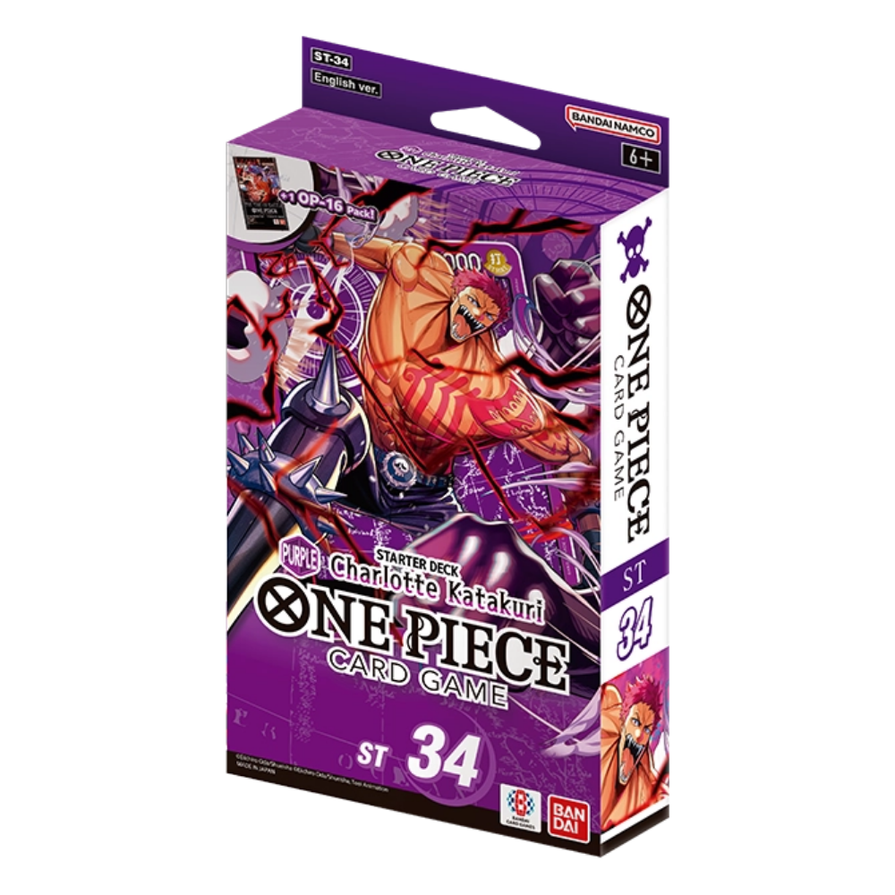 One Piece STARTER DECK PURPLE Charlotte Katakuri ST 34 Englisch
