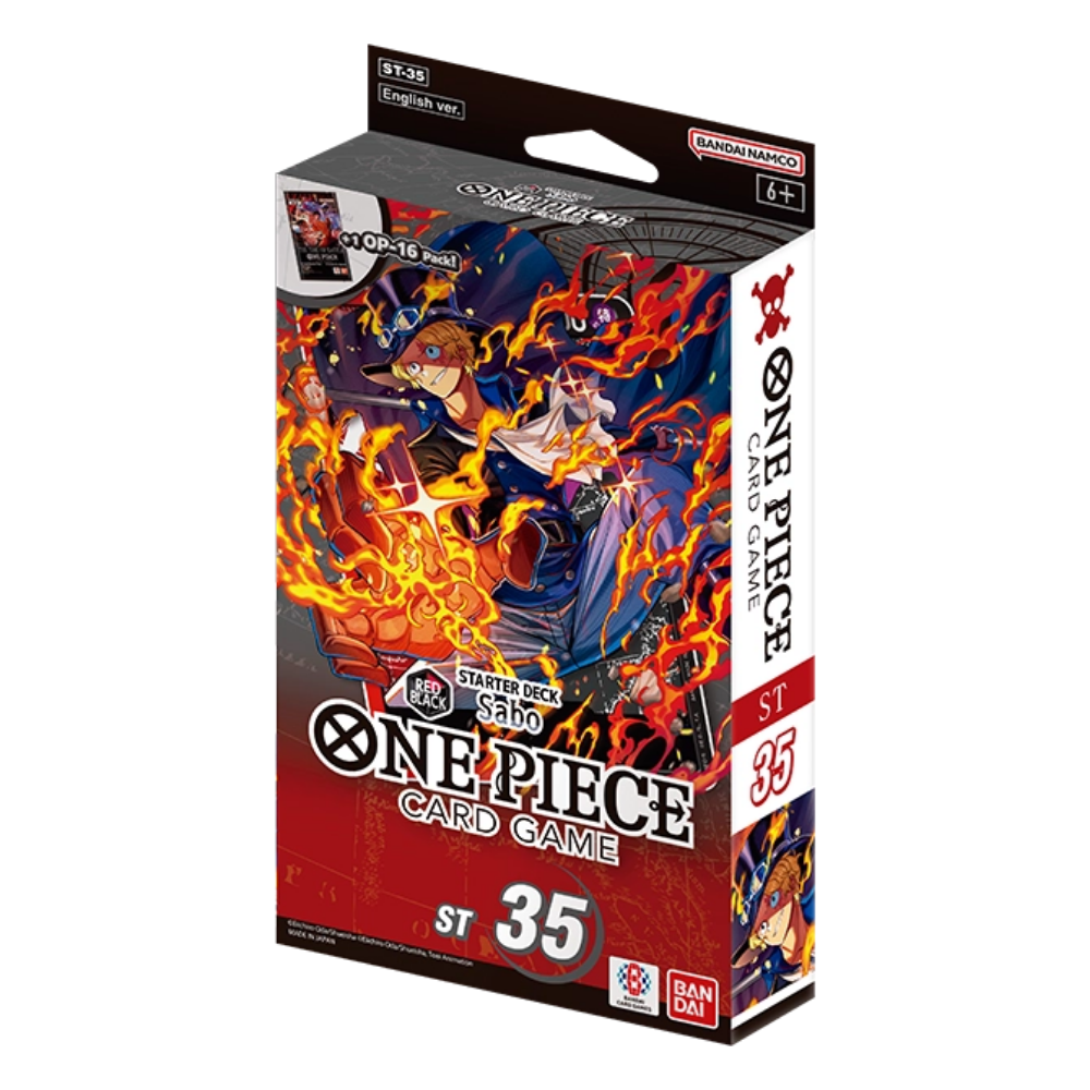 One Piece STARTER DECK RED/BLACK Sabo ST 35 Englisch