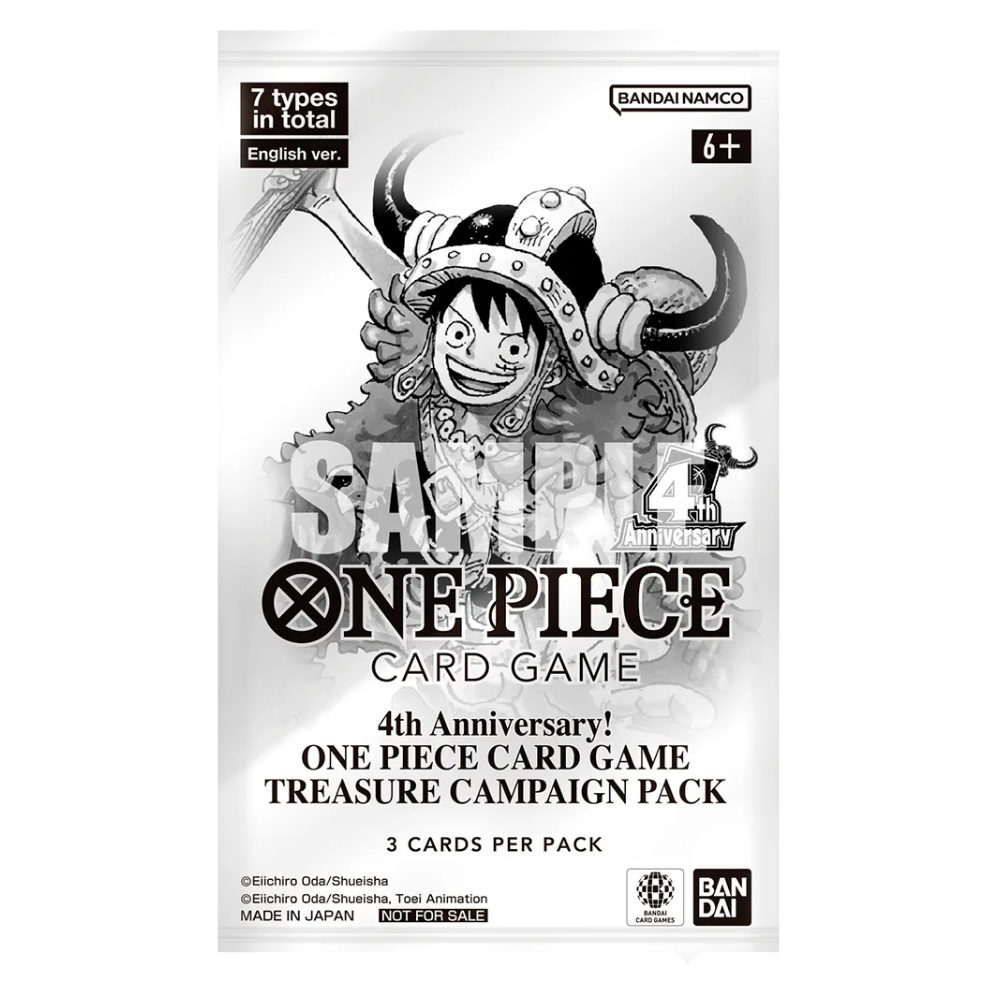 One Piece Card Game 4th Anniversary Treasure Campaign Pack OP-17 Englisch