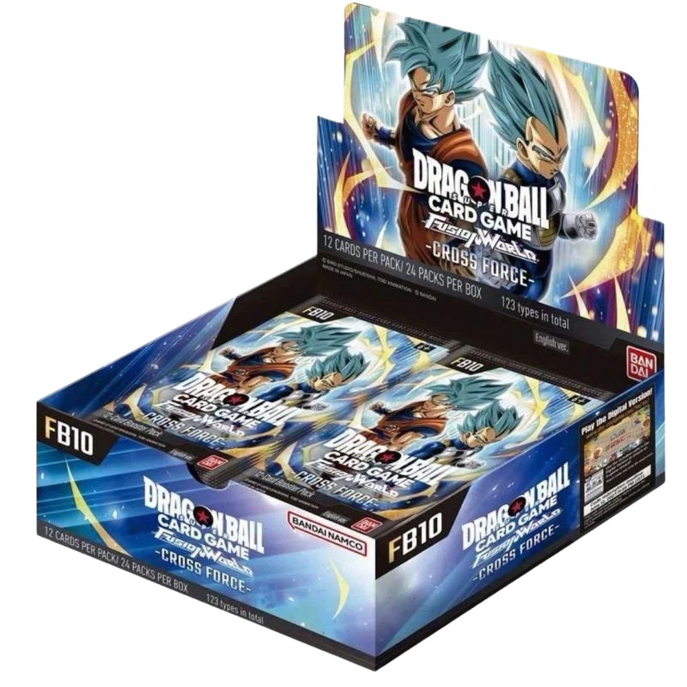 Dragon Ball Fusion World - FB10 - CROSS FORCE - Booster Box Display – Englisch