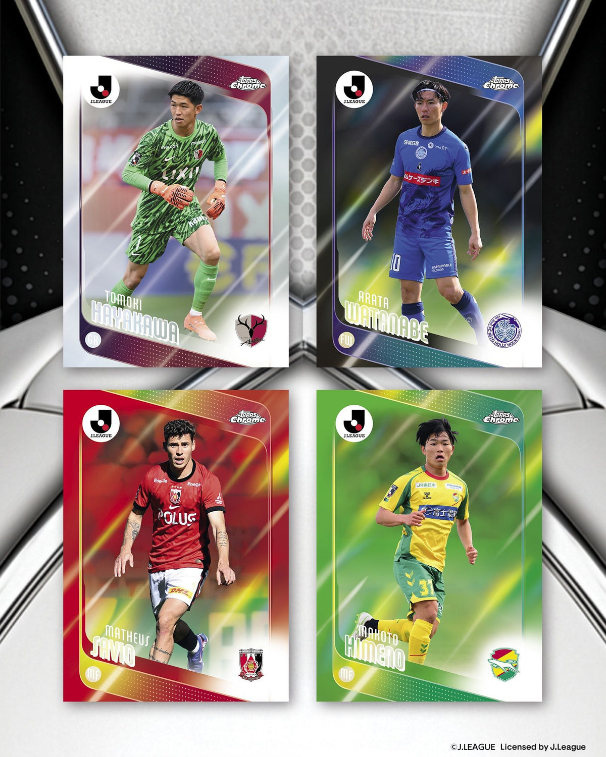 Topps J.League Chrome 2026 – Beispielkarten 1