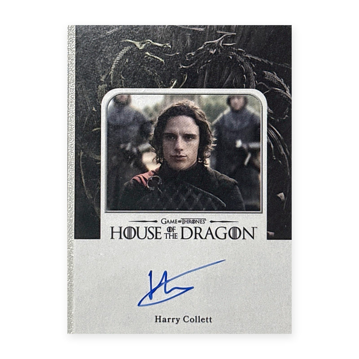 Harry Collett Prince Jacaerys Velaryon Autograph HotD Series 2 Vorderseite