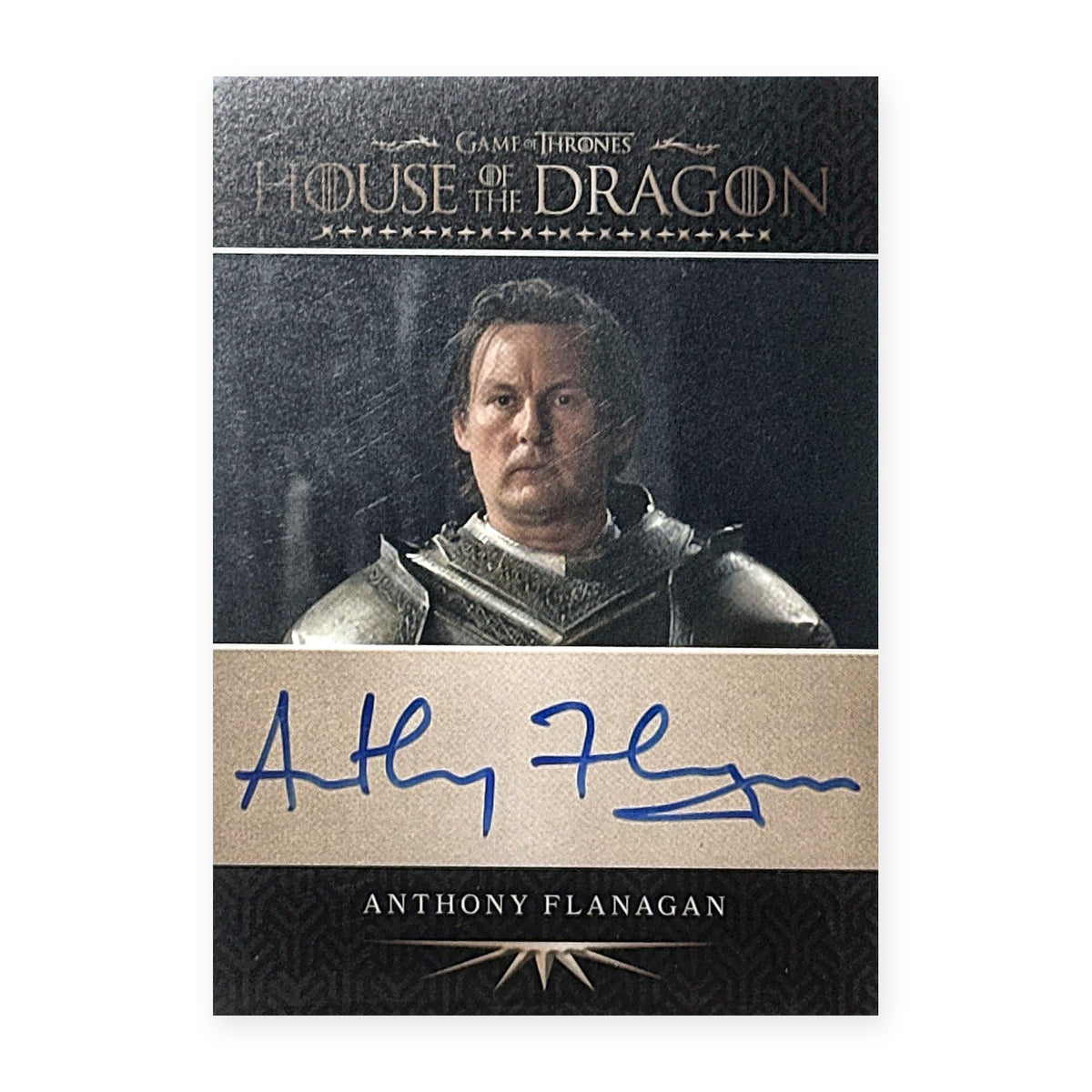 Anthony Flanagan Ser Steffon Darklyn Autograph HotD Series 2 Vorderseite