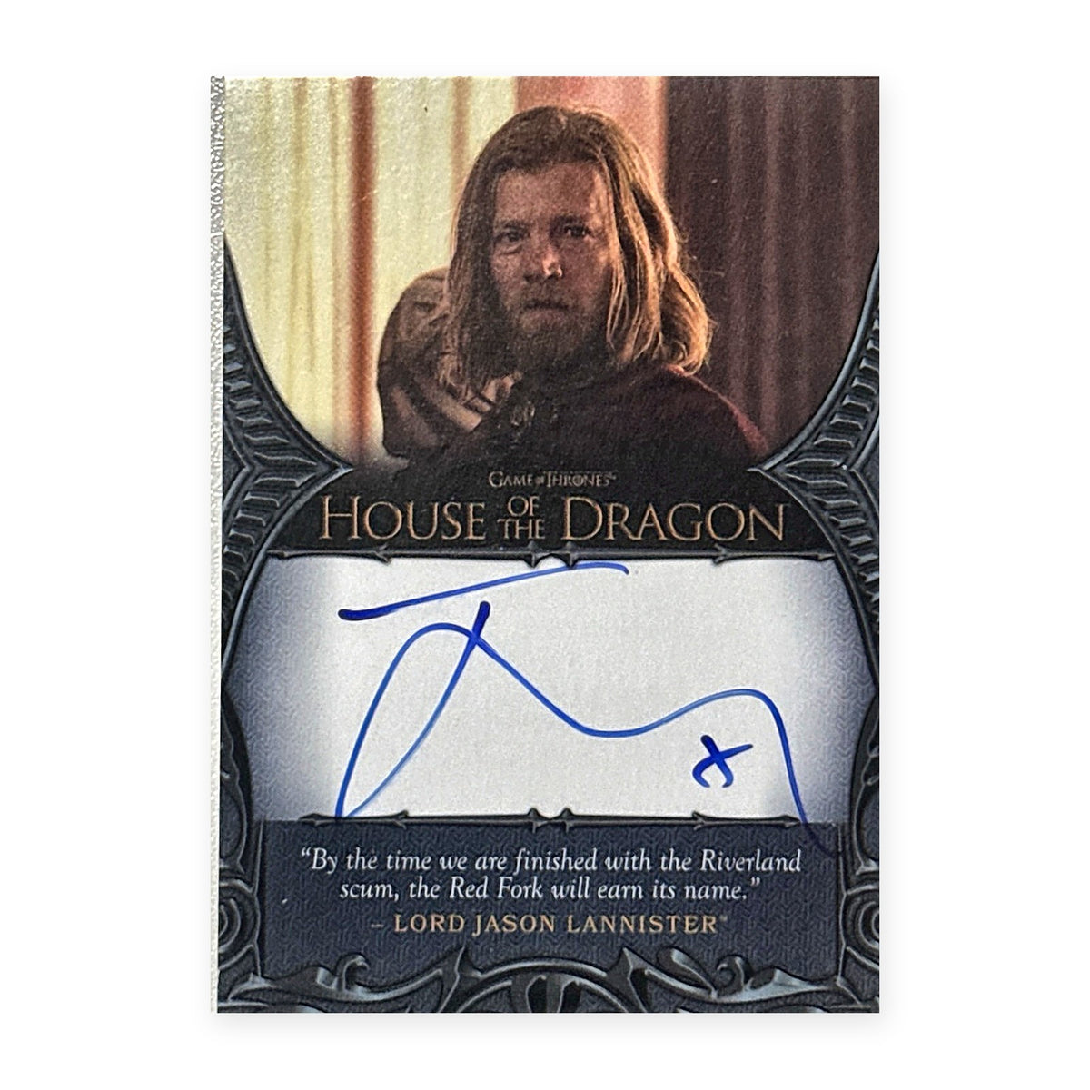 Jefferson Hall Lord Jason Lannister Autograph HotD Series 2 Vorderseite