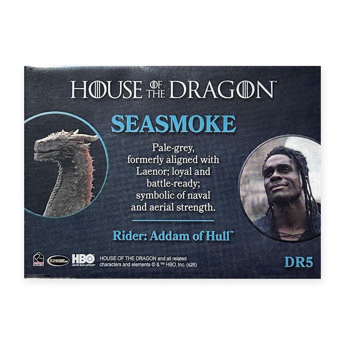 Seasmoke & Addam of Hull DR5 HotD Series 2 Rückseite