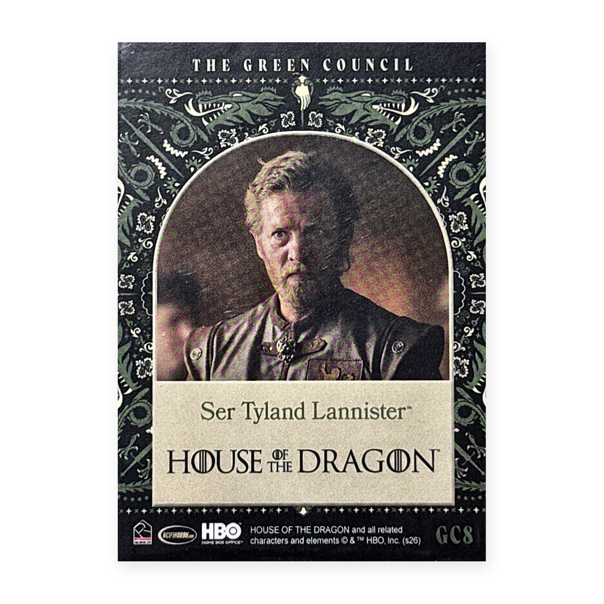 Ser Tyland Lannister GC8 HotD Series 2 Rückseite
