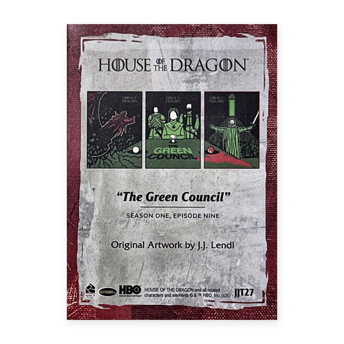 The Green Council JJT27 HotD Series 2 Rückseite