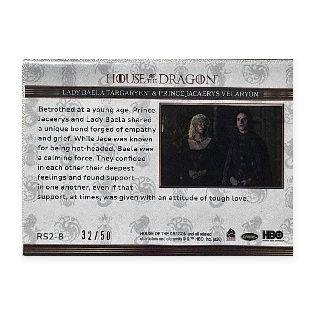 Baela & Jacaerys RS2-8 HotD Series 2 Rückseite
