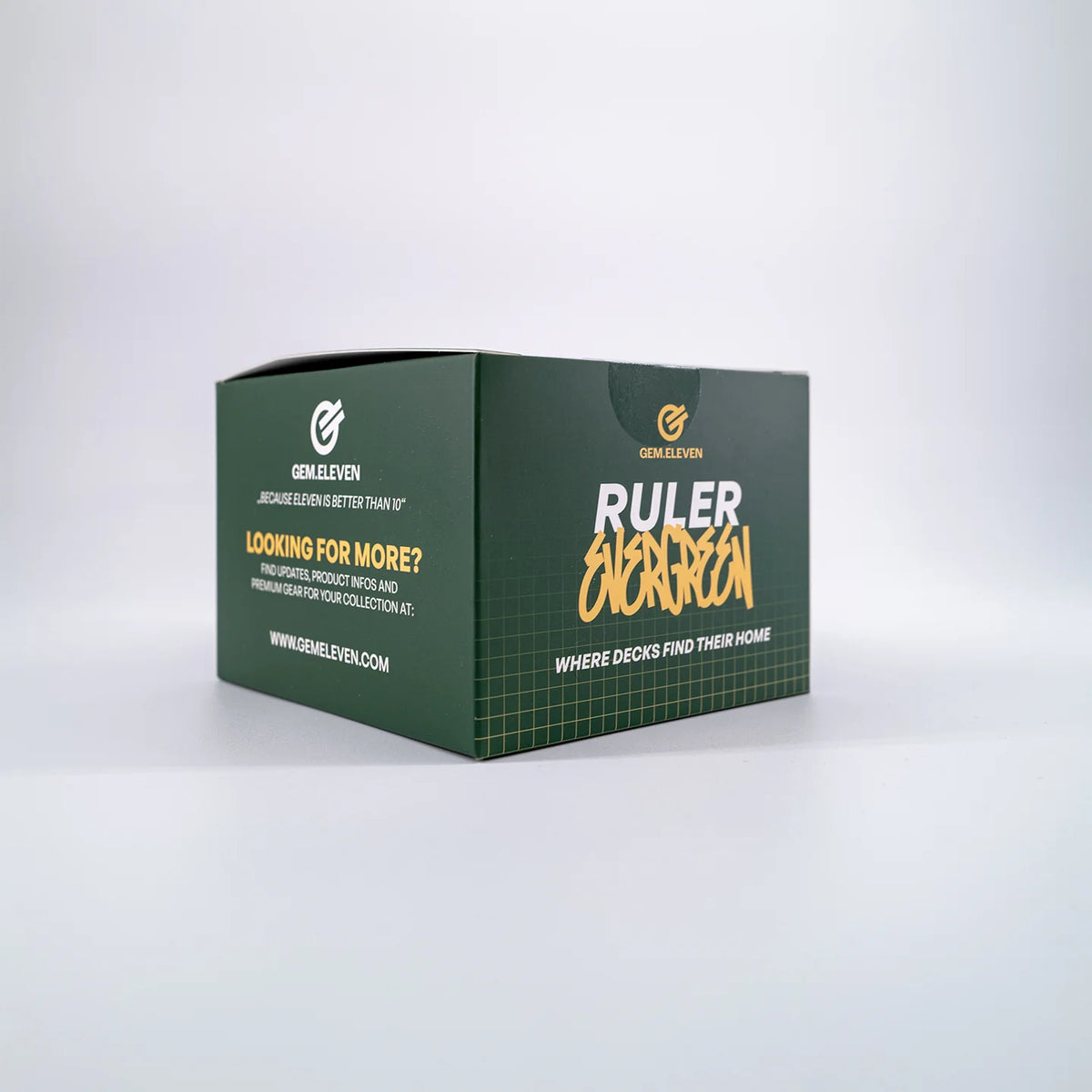 Gem.Eleven Ruler Evergreen Deckbox