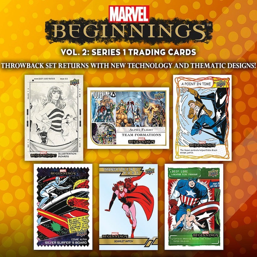 Marvel Beginnings Volume 2 Series 1 Trading Cards - Booster - Upper Deck - 2021