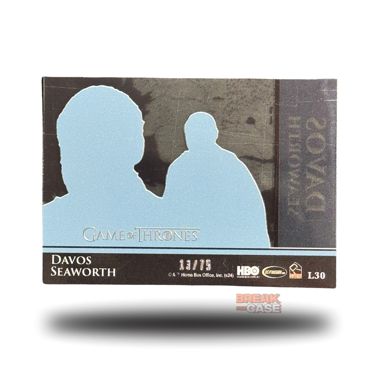 GoT: Legends of the Realm - Davos Seaworth - Numbered /75 - #L30