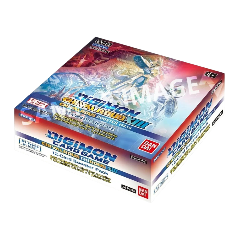Digimon Card Game - Chivalrous XIII - [EX-13] - Extra Booster Display (24x Booster) – Englisch