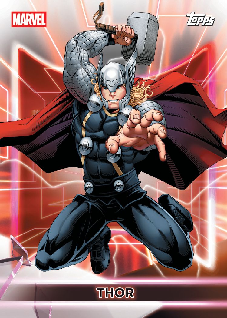 Topps Neon Marvel 2026 – Beispielkarte 1