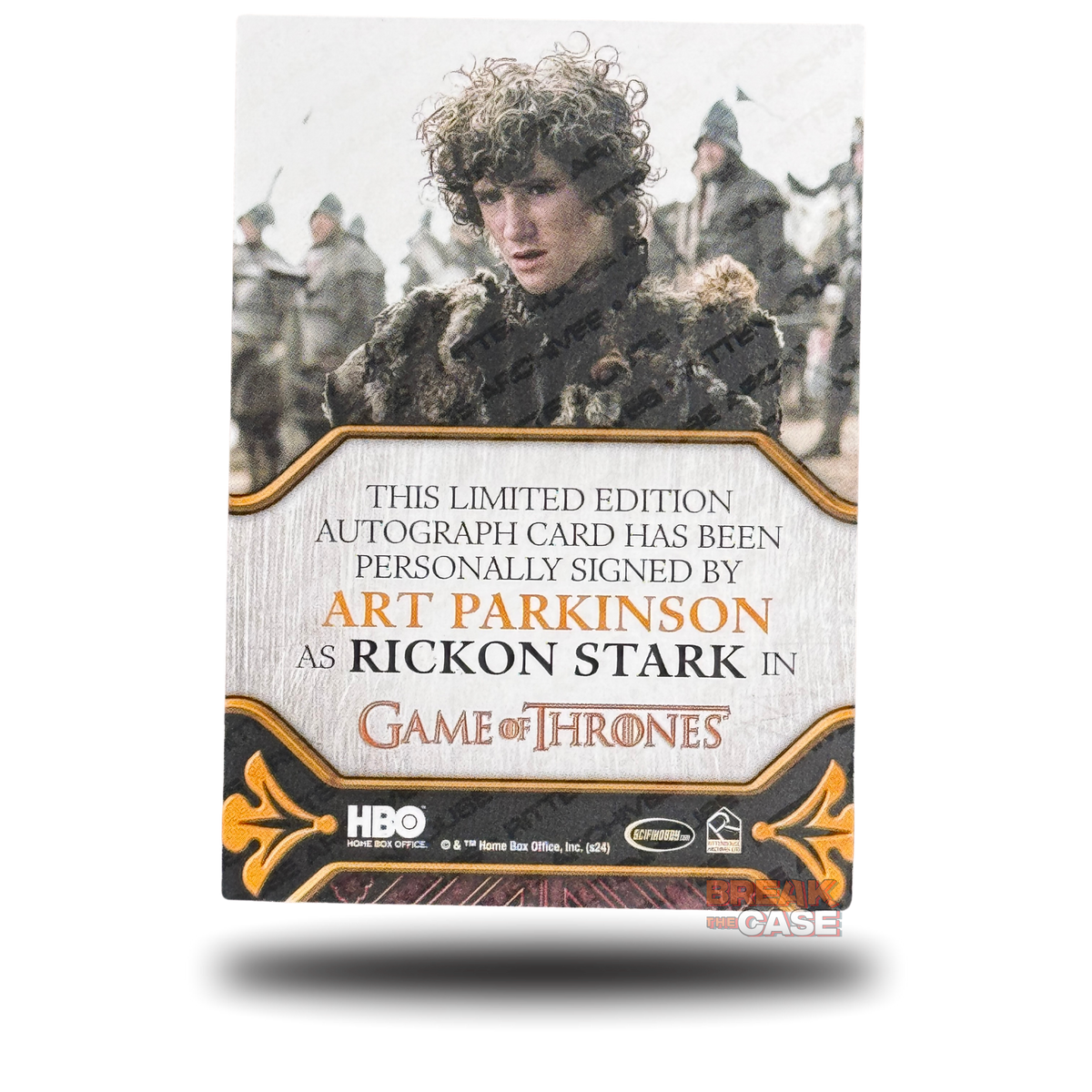 GoT: Legends of the Realm - Art Parkinson / Rickon Stark- Auto/Signatur