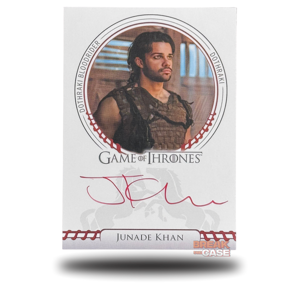 GoT: Legends of the Realm - Junade Khan / Dothraki Bloodrider - Auto/Signatur