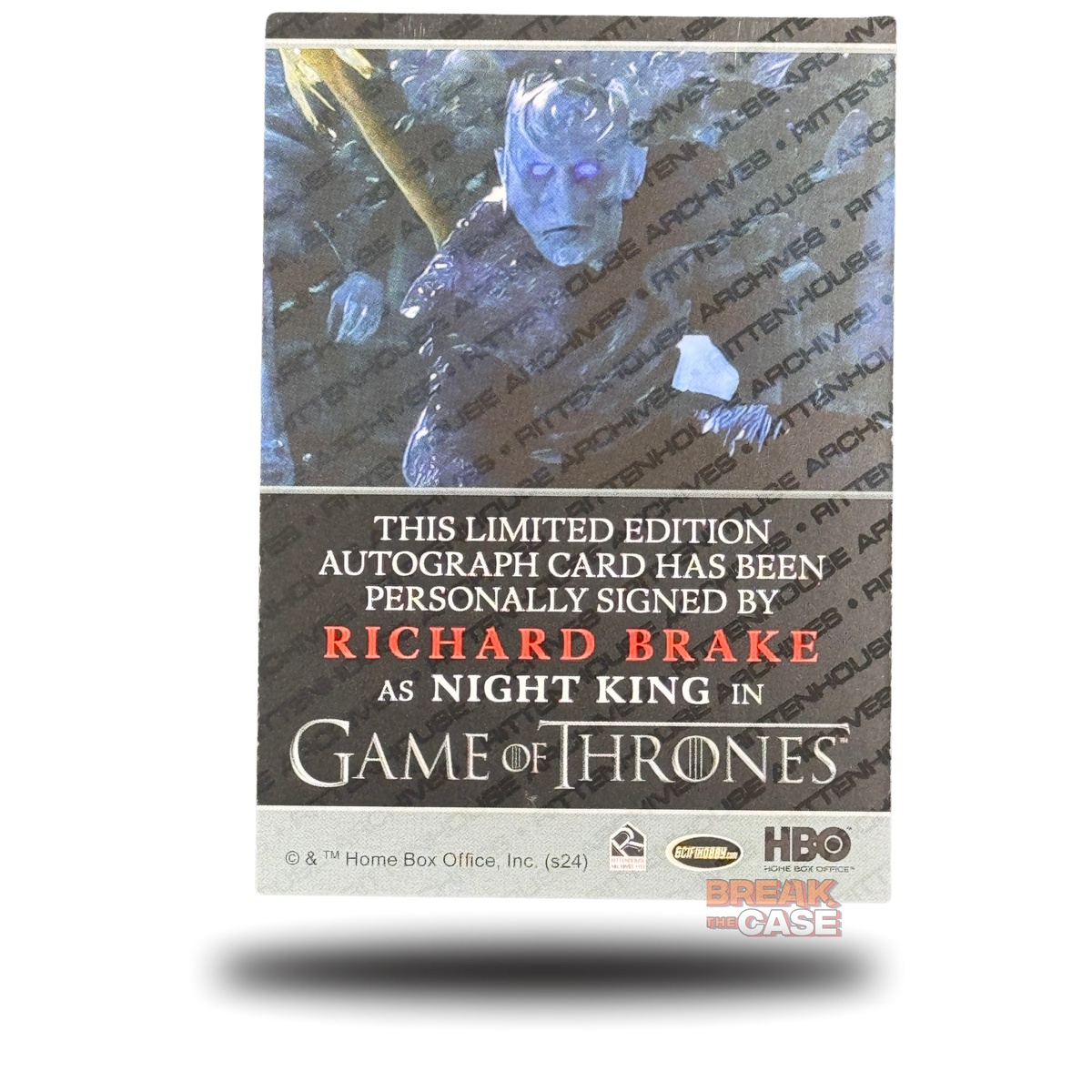 GoT: Legends of the Realm - Richard Brake / Night King - Auto/Signatur