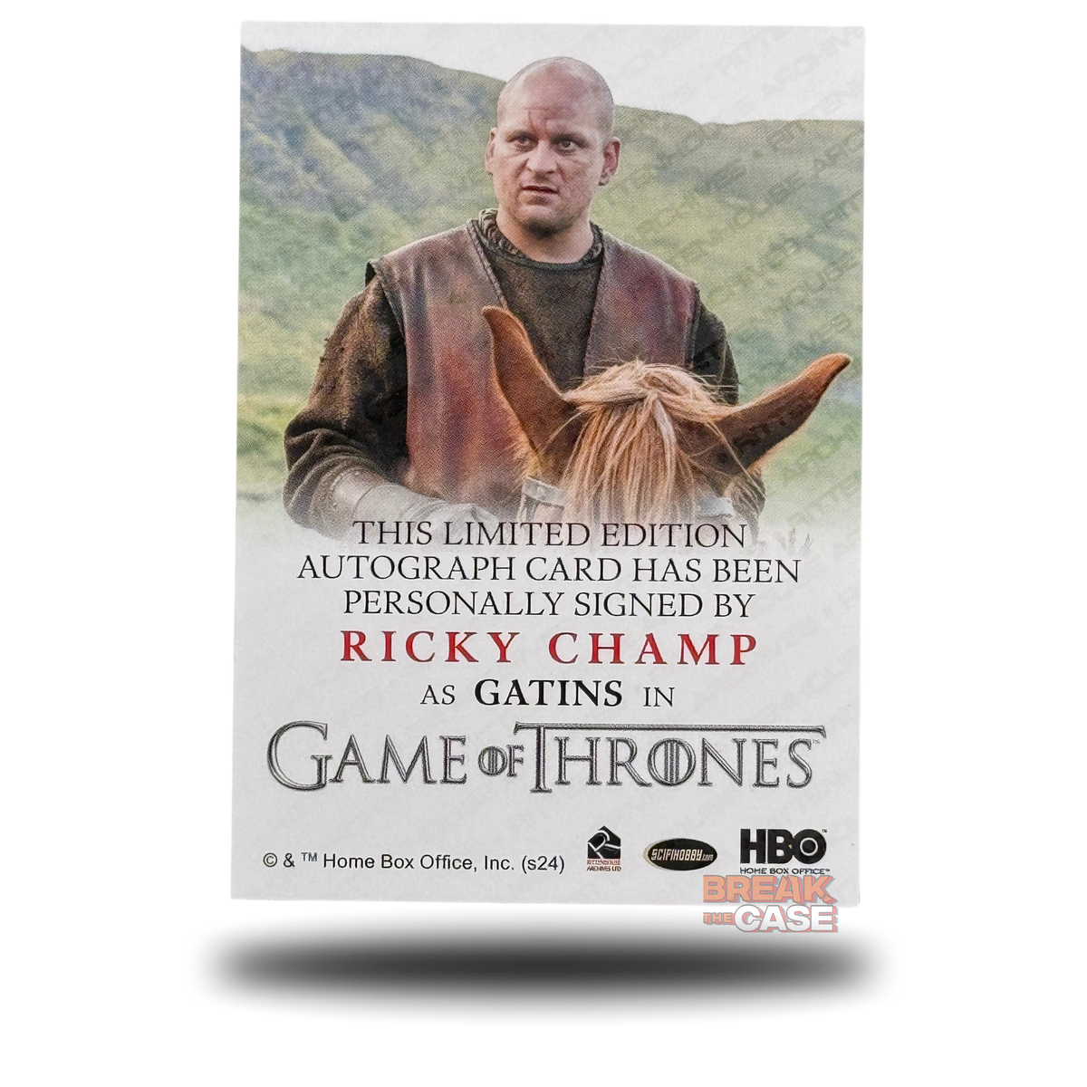 GoT: Legends of the Realm - Ricky Champ / Gatins - Auto/Signatur
