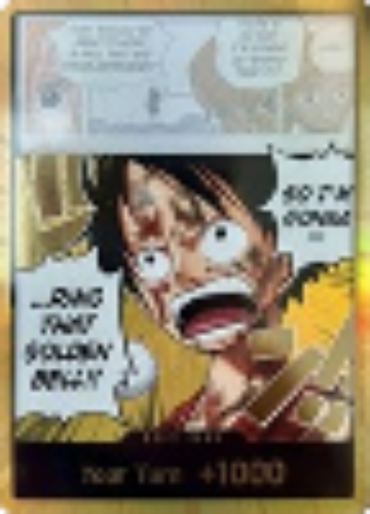 Don!! Card (DON) - Luffy, Gold