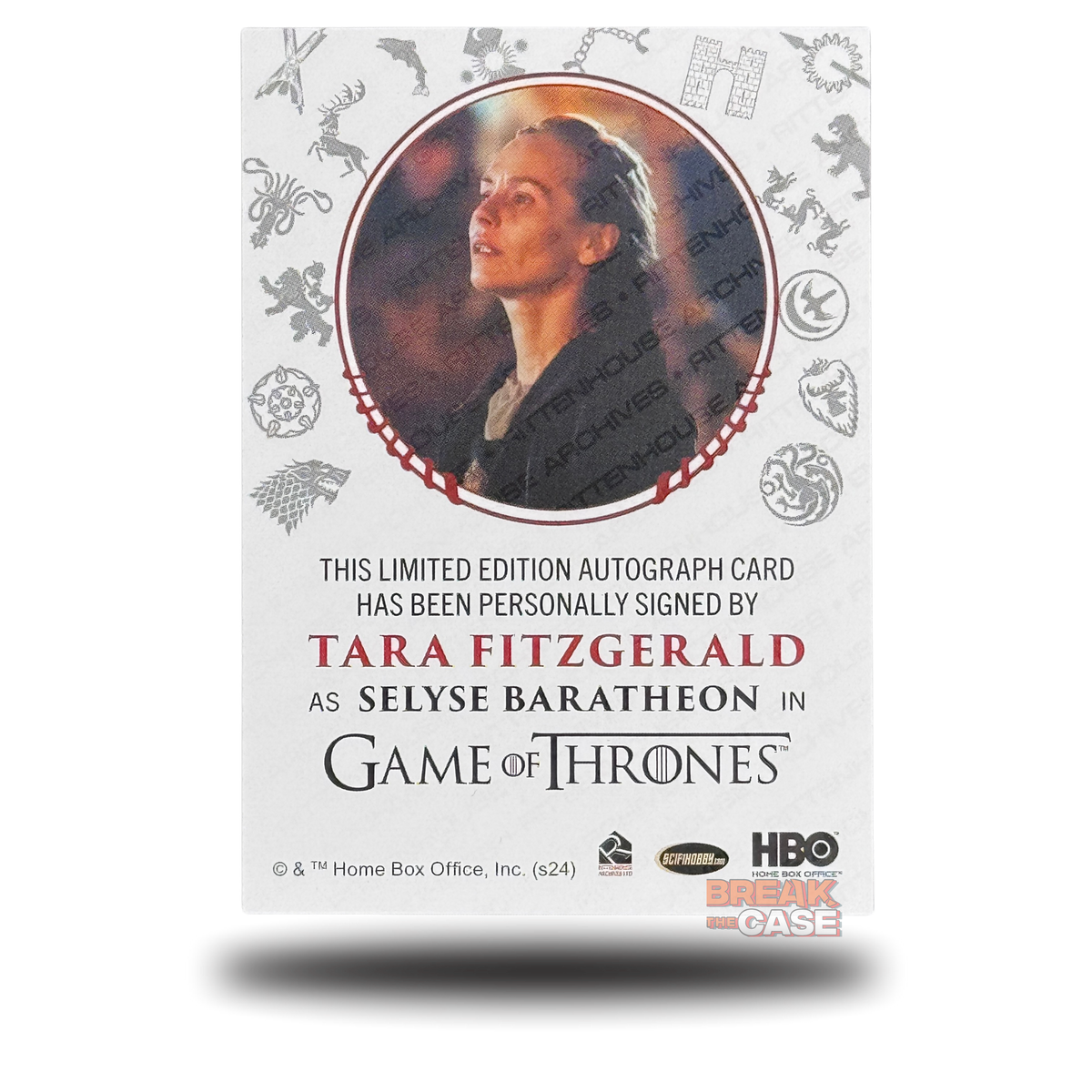 GoT: Legends of the Realm - Tara Fitzgerald / Selyse Baratheon - Auto/Signatur