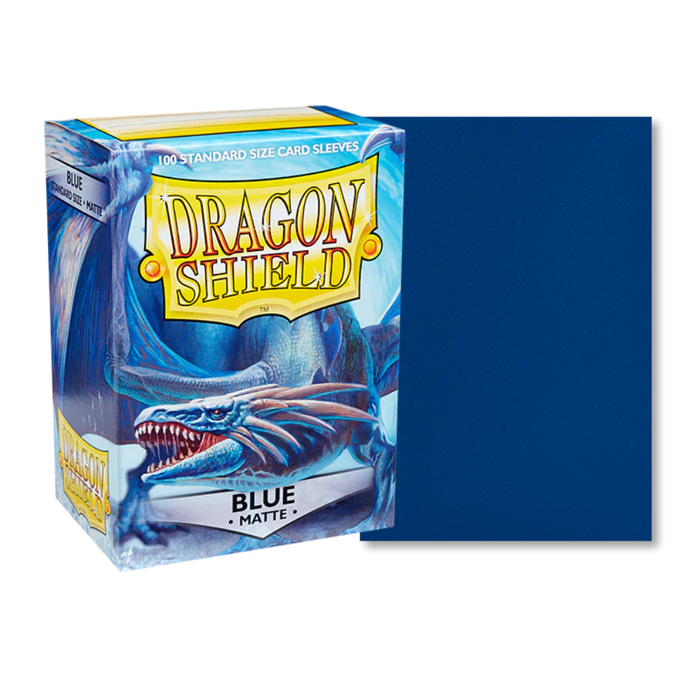 Dragon Shield - Standart Card Sleeves Matte - Matte Blue (100x)