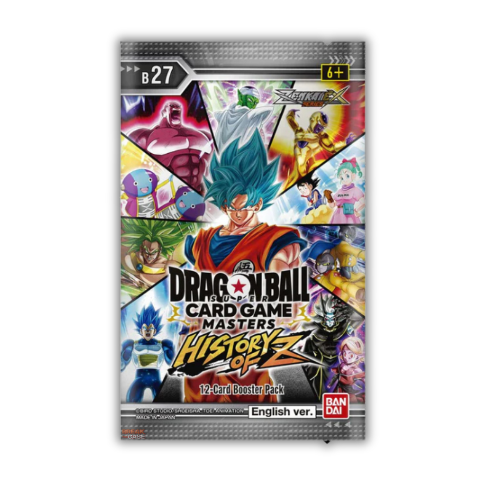 Dragon Ball Super Card Game - [B27] - History of Z - Zenkai Series EX Set 10 - Booster - Englisch