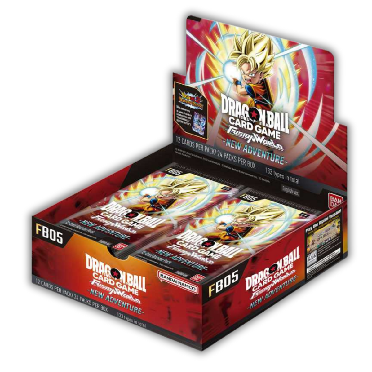 Dragon Ball Super Card Game - [FB05] - New Adventure - Display Booster Box - Englisch
