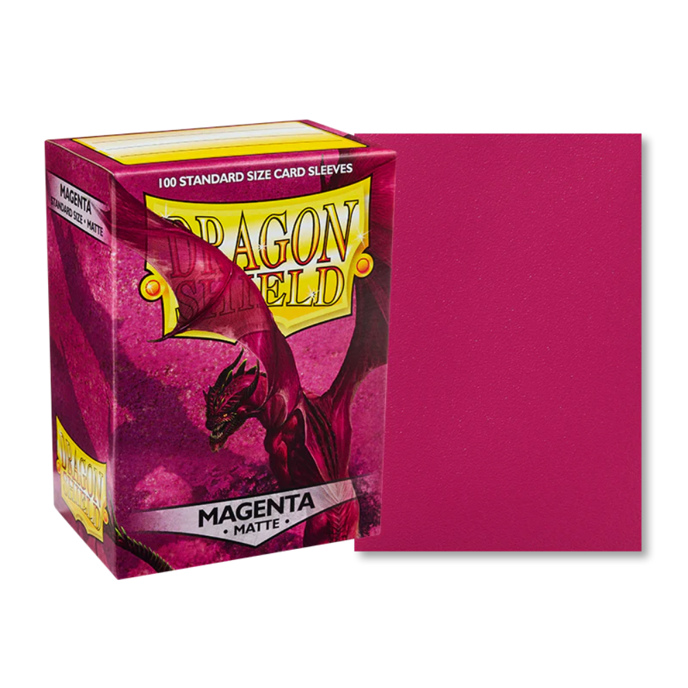 Dragon Shield - Standart Card Sleeves Matte - Magenta (100x)