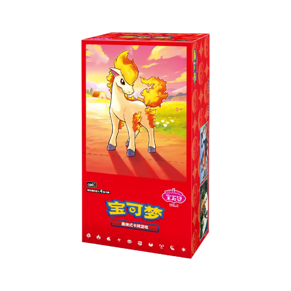 Pokémon GEM PACK Vol. 4 Booster Display – CBB4C – Chinesisch (CN)