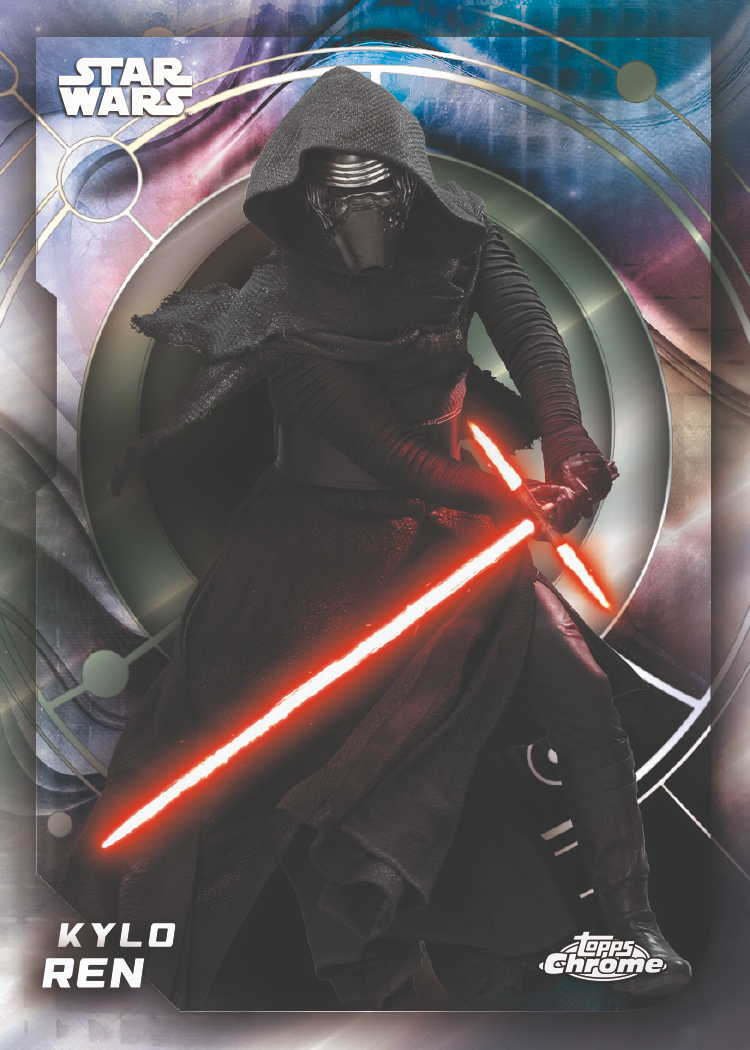 Topps Chrome Star Wars 2026 Value Box – Beispielkarte Kylo Ren